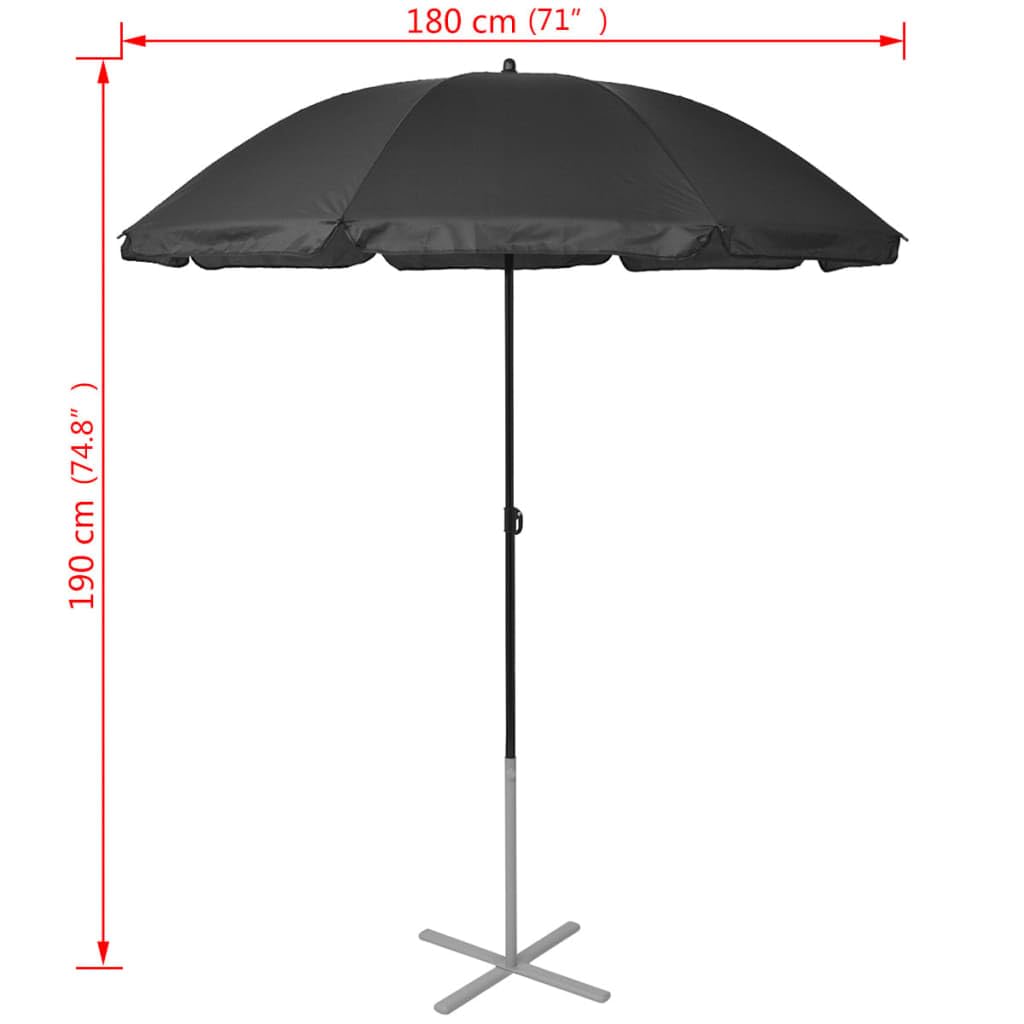 Hamaca de aluminio con sombrilla, color negro, 2 sillas y 1 toldo para exteriores