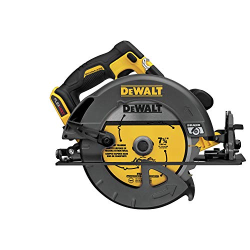 DEWALT FLEXVOLT 60V MAX Circular Saw with Brake Kit, 7-1/4-Inch, Brushless (DCS575T2)