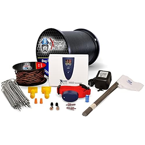 Underground Electric Dog Fence Kit, Pro Grade, 1-Dog, 1000 ft, DIY Install