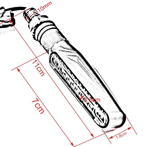 Clignotants LED moto feux indicateurs de direction MT07 R6 YBR - 3
