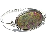 Fuchsite Fuchsit Armband Silber 925%