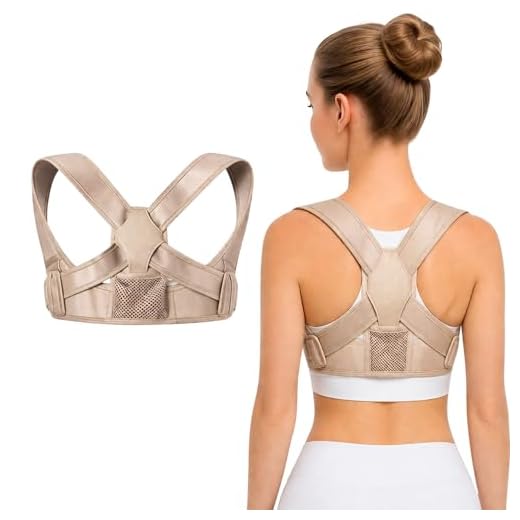 MULTYVERSA Corrector de Postura Espalda Ajustable Hombre Mujer – Soporte Lumbar Transpirable para Oficina y Uso Diario (L/XL)