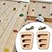 Aosekaa Climbing Hangboard Pull up Fingerboard with Hanging Ropes Hand Wrist and Forearm Strengthener for Men Women Indoor Outdoor
