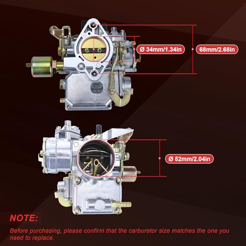 34 Pict-3 Carburetor VW Air Cooled