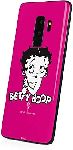 Skinit Decal Phone Skin compatible with Samsung Galaxy S9 Plus - Officially Licensed Betty Boop Betty Boop Pink Background Design