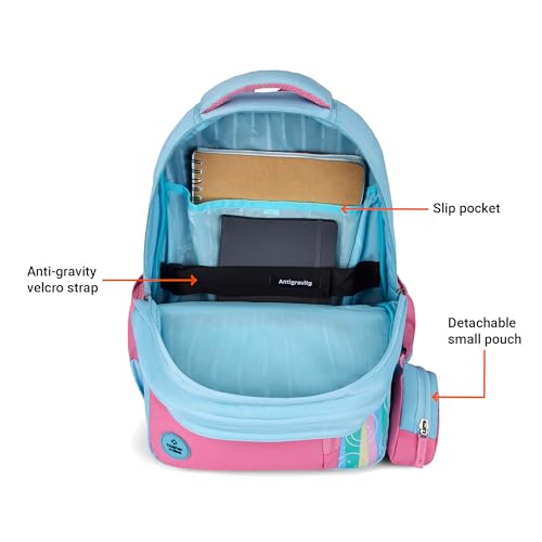 Image of Nasher Miles Polyester Backpack | Ideal for Preschool, Kindergarten, College, School, Office& Travel | Toddler, Girls, Boys, Men, Women