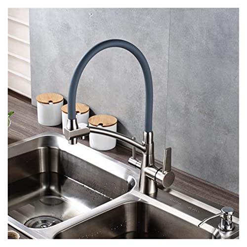 Purification de la cuisine par robinet flexible double bec LWX