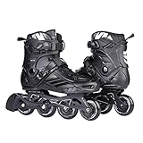 Inline Skates, High Performance Outdoor Fitness Inline Skates for Women Men Adult (US Men 9/Women 10