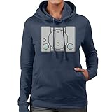 Damen Kapuzenpulli Playstation Classic Pixel Art Women\'s Hooded Sweatshirt