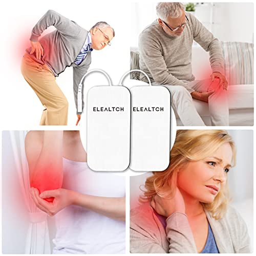 Durable Compatible With Auvon Tens 7000 Tens Unit Replacement Pads,Rectangular Replacement Electrode Pads,10 Pcs 2" X 4" Brand:elealtch #TOP5