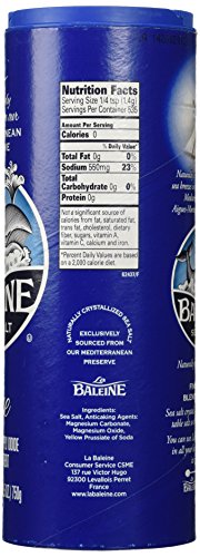 La Baleine Sea Salt Fine Crystals - Canister, 1.65 Pound (Pack Of 12) #TOP1