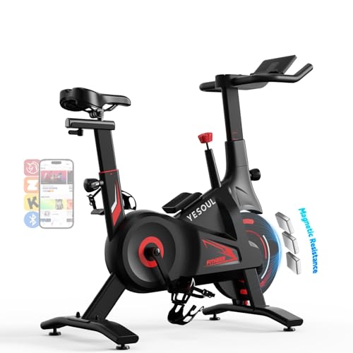 YESOUL Exercise Bike for Home – Stationary Bike with Stable