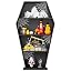 A-black Coffin Shelf - 48''h