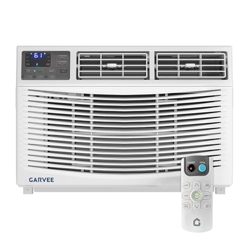 12 000-BTU Window Air Conditioner with Remote Window AC for Rooms Up to 550 Sq. ft Fixed-Frequency Cooling with Multiple Modes Energy-Saving Features and Easy Window Installation