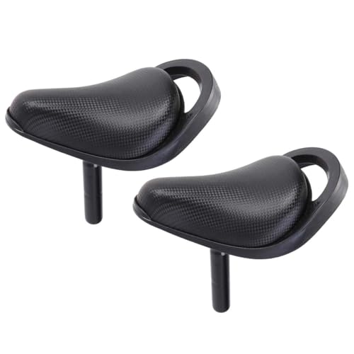 Siège de vélo pour garçon et fille FOMIYES en cuir noir facile à laver