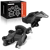 A-Premium 2PCS Front and Rear Transmission Mount Kit Compatible with Honda Accord 2003-2007 2.4L & Acura TSX 2004-2008 2.4L, Manual Transmission, Replace# 50860SDAA12, 50850SDAA10