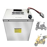 HIGH-END-QUALITÄT: Diese Batterie ist für Lithiumzellen der Klasse A+ im Automobilbereich integriert. Unsere Batterien haben eine längere Lebensdauer (bis zu 5 Jahre) als andere Batterien. Es kann mehr als 1000 Mal geladen und entladen werden. Der Akku kann bei einer Temperatur von -20 bis 60 °C betrieben werden.
