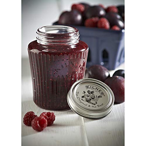 Pote Tampa Rosca Kilner Vidro 1 L, Etna 413823, Transparente