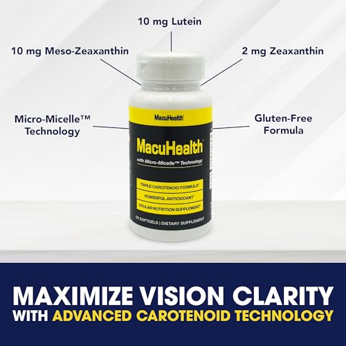 Image of Macuhealth Triple Carotenoid Formula - Eye Vitamins for Adults