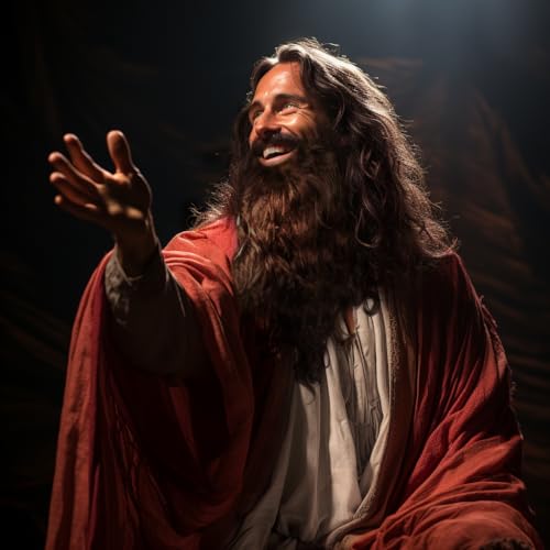 JEGERMIG Brown Wizard Curly Wig And Beard Halloween Funny Cosplay Costume Accessory for Adults