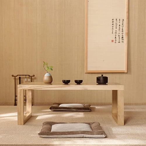 Table à thé en noyer meuble en bois noble de style japonais - 3