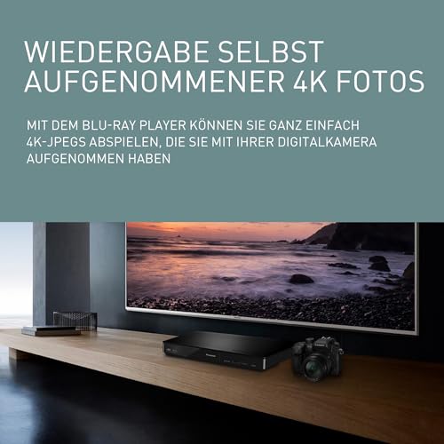 Panasonic DMP-BDT184EG 3D Blu-ray Player (4K Upscaling, DLNA, VoD, HDMI-Steuerung, USB, MKV-Playback) schwarz