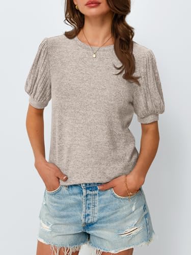 image for AUTOMET Womens Tops Summer Sweater Spring Tunic Dressy Casual Blouses 