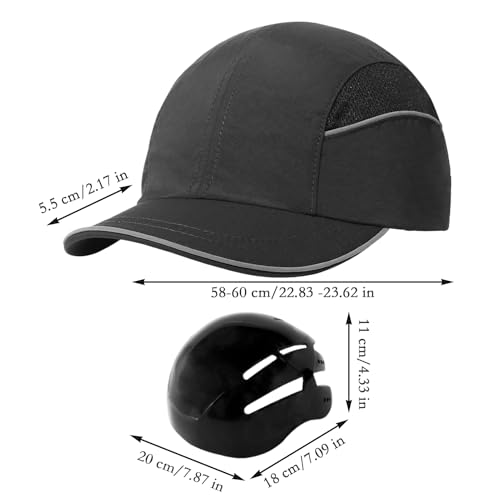 Casquette de course mixte avec coque de tête amovible et réglable - 5