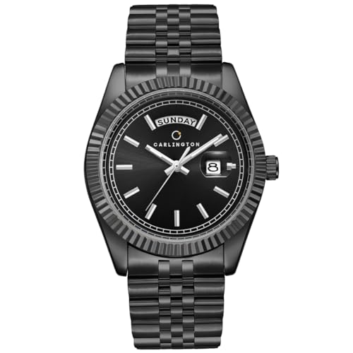 Carlington CT 8888 Analog Men's Watch, Black - Image 2