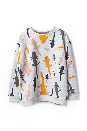 veo veo - Ajolote Pattern Sweatshirt - Boys and Girls - Comfortable and Soft - Round Neck - Multicolor Design