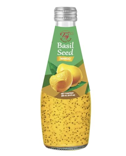 TAJ Mango Basil Seed Drink 290ml bottle