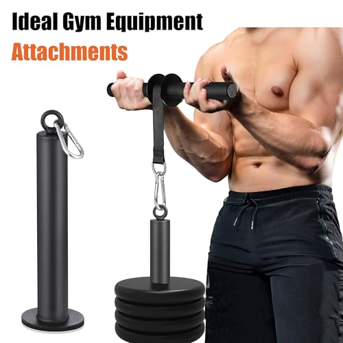 SERTT Weight Loading Pin fit 2 inch Olympic Weight Plate, Gym Pin for Weight Stack with Heavy-Duty Carabiner, Weight Pin Attachment for Cable Pulley System LAT Pulldown by SERTT - Image 5