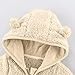 Fleece Jackets for Toddlers Girls Boys Cute Hoody Jacket Winter Toddler Baby Hoodie Coats Zip Up Outerwear Warm Fuzzy Plush Wool Lamb Coat Kids Christmas Sweatshirt Clothes Outfits