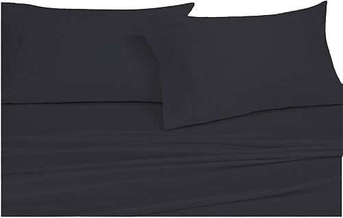 Miniatura 2 de Los juegos de sábanas de 4 piezas son tan suaves y cómodos, sábana bajera dividida en la parte superior Queen  negro para camas ajustables, se