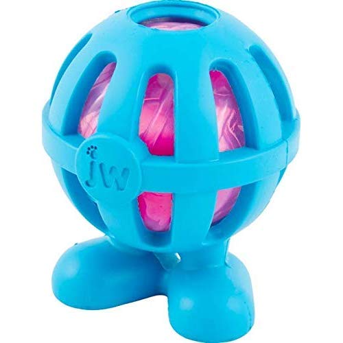 Brinquedo JW Crackle Cuz M Azul Para Cães JW para Cães, Medio, Azul