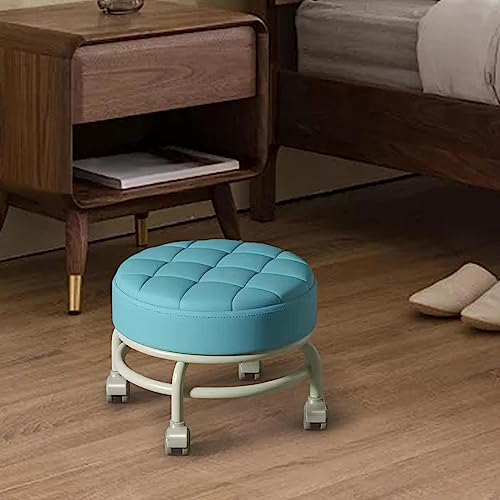 WeiLaiKeQi Banco de rolo giratório de 360°, rodízios giratórios universais, baixo ruído, resistente,