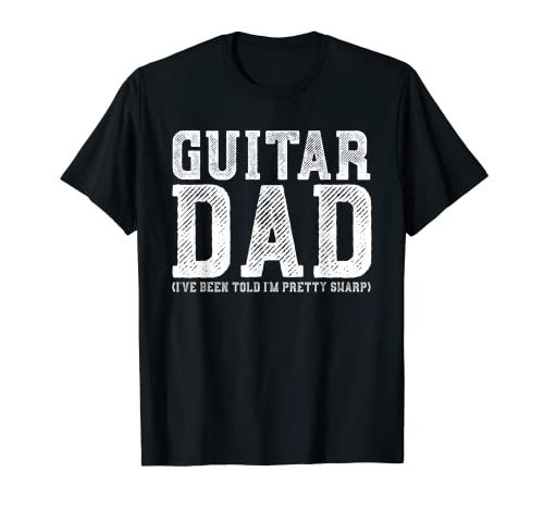 Guitar Dad Music Pun Camiseta Hombre Camiseta