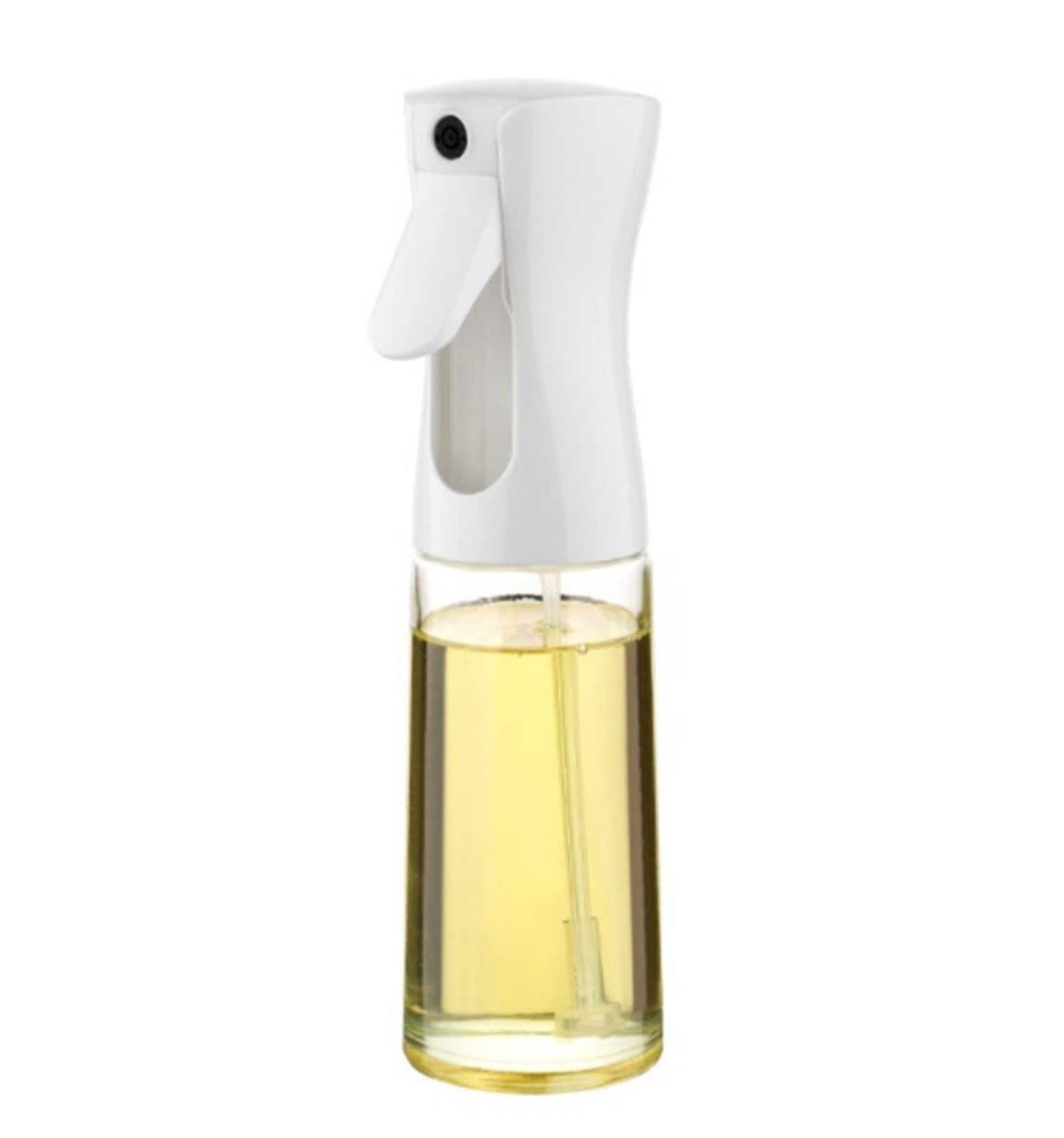 Dozownik do Oleju Kuchennego Rozpylacz Oleju Do Gotowania, Dozownik Oliwy Z Oliwek Przygotowywania Sałatek, Pieczenia, Smażenia, Grillowania Dozownik Octu i Oleju(White,220ml)