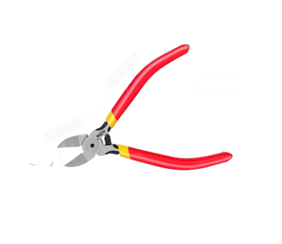 Szczypce 5 15 cm Cr-V Plastikowe Szczypce Szczypce Ukośne Mini Elektroniczne Narzędzie do ściągania izolacji Obcinacz Boczny Szczypce do kabli DIY Naprawa 1 (Kolor: 20 cm Czerwony)