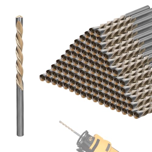 Upgrade 50 Pcs Drywall Bit 5/32 Inch Drywall Drill Bit for Wood Drywall Cutting Bit Drywall Guide Point Cutting Bits Drywall Router Bits for Use with Spiral Saw