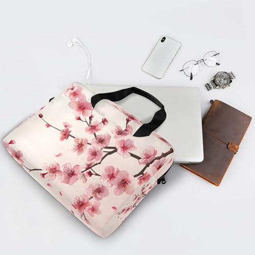 Funda para laptop ALAZA Cherry Blossom rosa 13-15.6 pulg miniatura 7