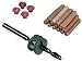 Produktbild (L) juego de espigas (4 marcadores, broca para madera, tope de profundidad y espigas) PACK 1