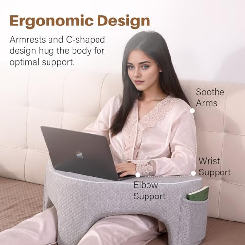 Travesseiros de jogos para sentar na cama de adultos, travesseiro de leitura extra grande de espuma