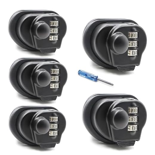 RioRand Trigger Lock 3 Digit Combination Gun Lock Gun Trigger Lock Accessories (5PCS)