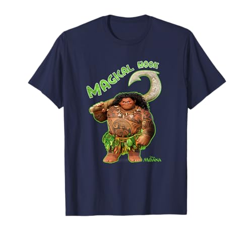 Disney Moana Maui Iconic Magical Hook Big Chest Portrait T-Shirt