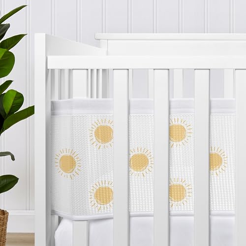 image for Sweet Jojo Designs + BreathableBaby 2-Piece Breathable Mesh Crib Liner