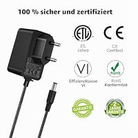 Lonnky 12V 1A DC-Netzteil, 5.5 x 2.1 mm Anschluss, AC 100-240V 50/60Hz, Kompatibel mit LED-Streifen, CCTV-Kameras, WLAN-Routern – Ansicht 5