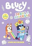 Bluey: Jogos e Diversão: Livro de Colorir