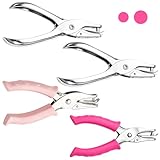 Lochzange Papier, 4 Stück Lochstanzer Set Mit 3mm Und 6mm Größen, Ideal...