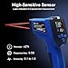 Ketotek Infrared Thermometer, Laser Temperature Gun Non Contact -58~1022°F with K Type Thermocouple Probe Humidity NCV Detector, Color LCD for Cooking Pizza Oven BBQ Freezer Industrial